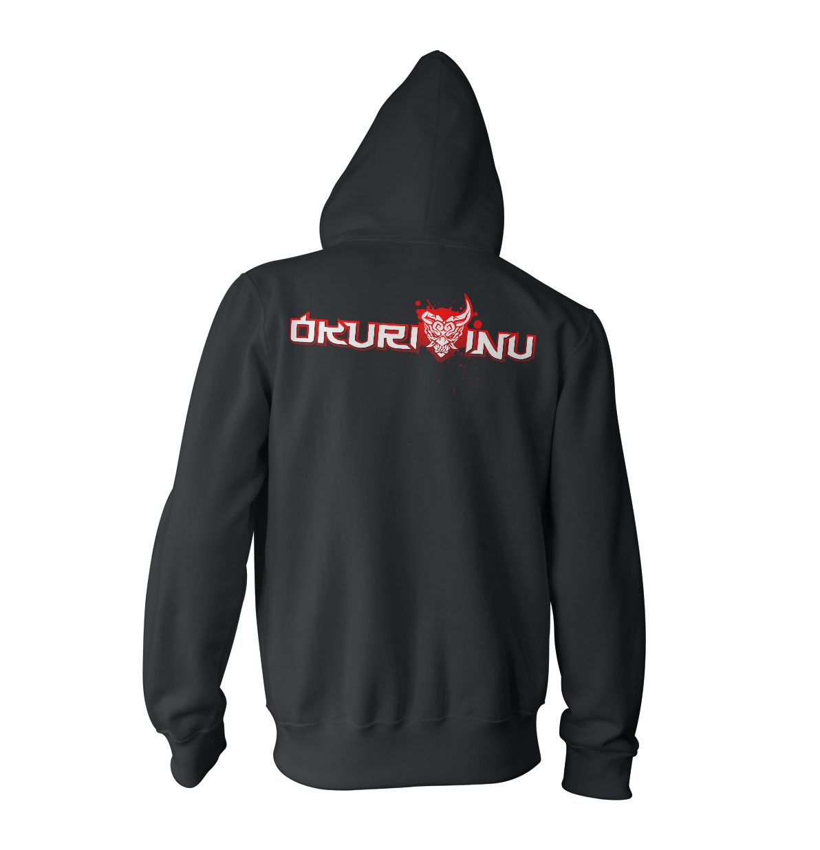 Okuri-Inu Hoodie (Black) - Image 2