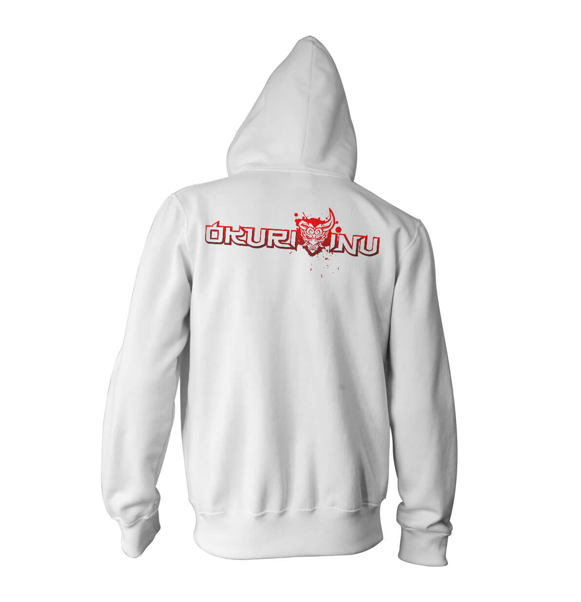 Okuri-Inu Hoodie (White) - Image 2